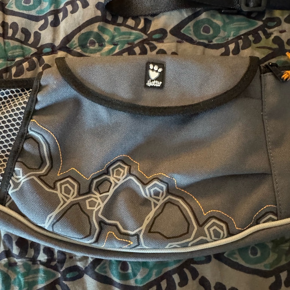 Gray and Black Hurrta Bag
